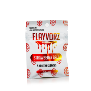 Flayvorz Strawberry Bali Kratom Gummies