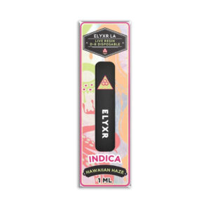 Delta 8  Live Resin Disposable Hawaiian Haze Indica - 1ml 