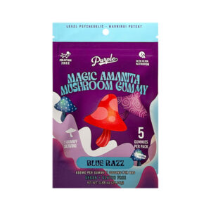 Purple Magic Amanita Mushroom Gummies (3000mg)