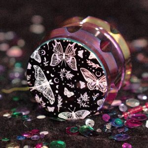 Rainbow Luna Moths and Butterflies Grinder by Cannabitches