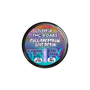 THC-A Dabs Full Spectrum Live Resin Blueberry OG Indica - 1g
